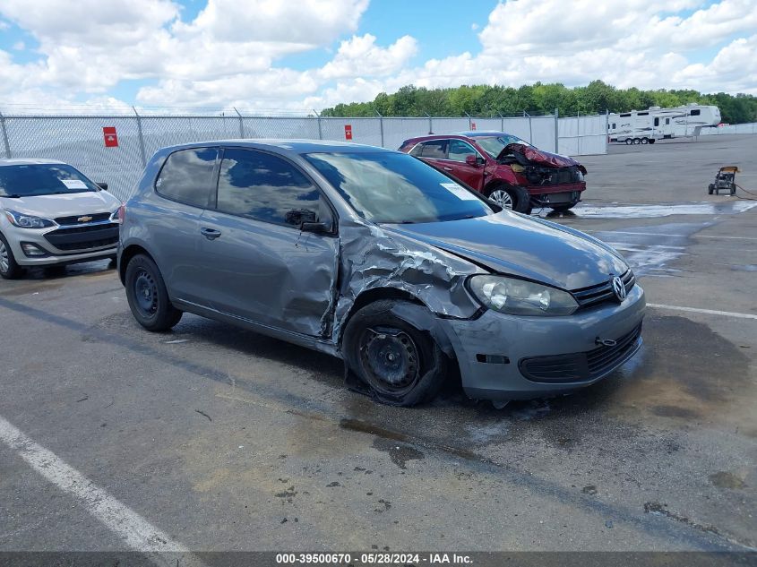 2011 VOLKSWAGEN GOLF 2.5L 2-DOOR