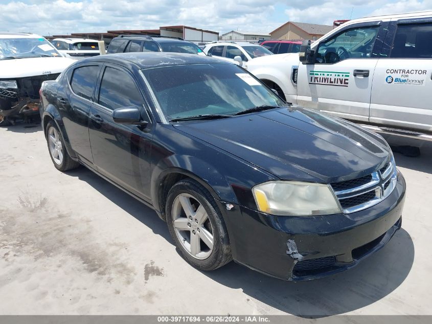 2012 DODGE AVENGER SXT