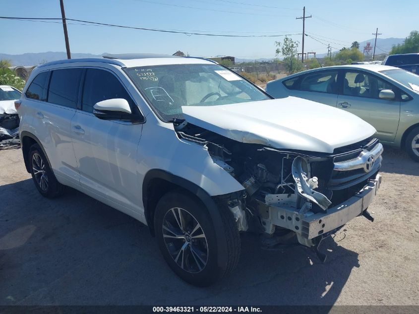 2016 TOYOTA HIGHLANDER XLE V6