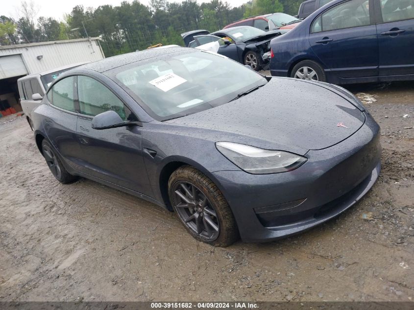 2021 TESLA MODEL 3 STANDARD RANGE PLUS REAR-WHEEL DRIVE