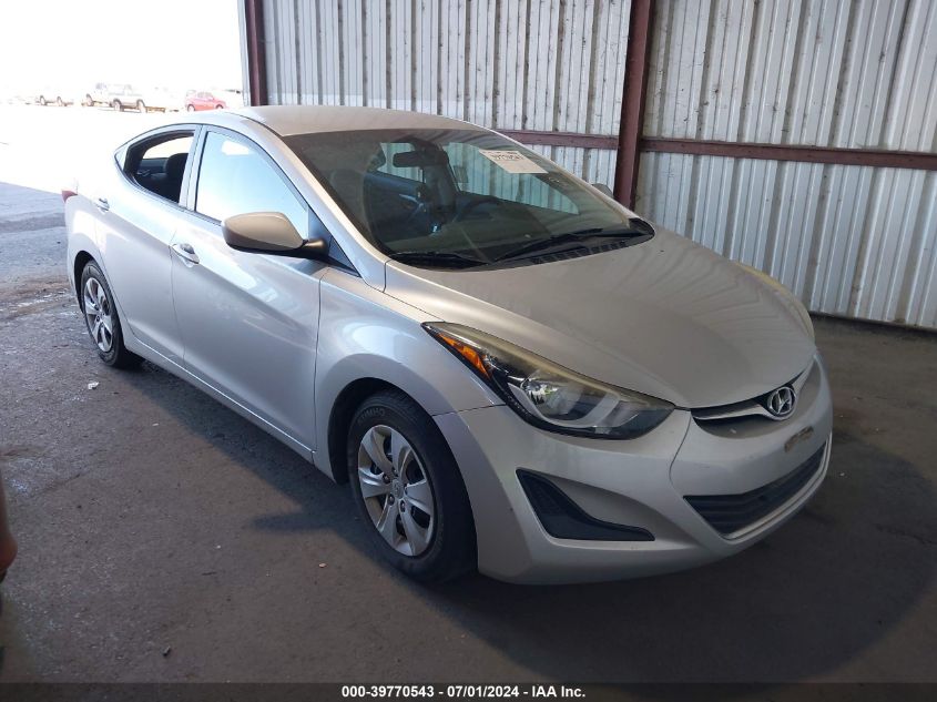 2016 HYUNDAI ELANTRA SE