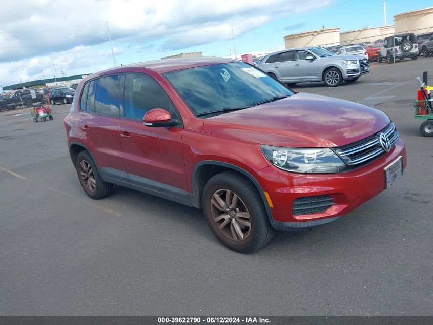 2013 VOLKSWAGEN TIGUAN S