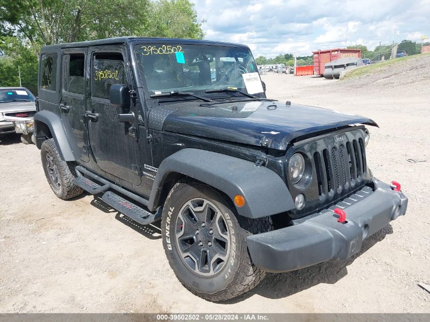 2018 JEEP WRANGLER JK UNLIMITED SPORT S 4X4