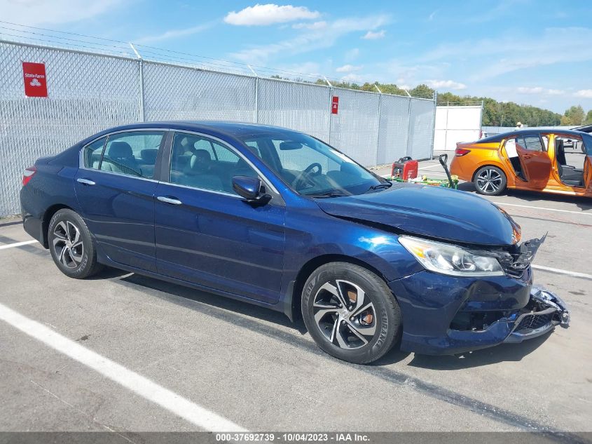 2016 HONDA ACCORD LX