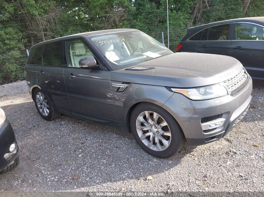 2016 LAND ROVER RANGE ROVER SPORT 3.0L V6 SUPERCHARGED HSE