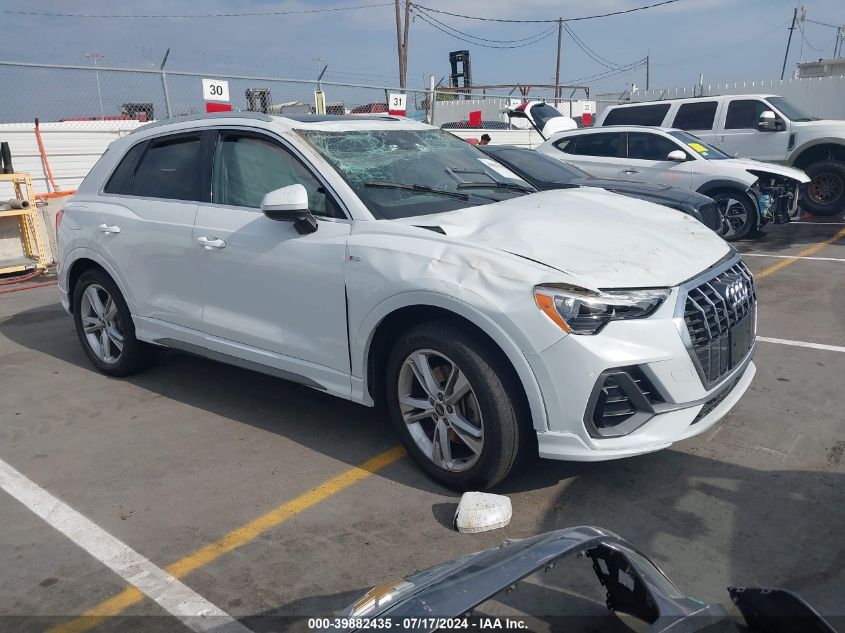 2021 AUDI Q3 PREMIUM 45 TFSI S LINE QUATTRO TIPTRONIC