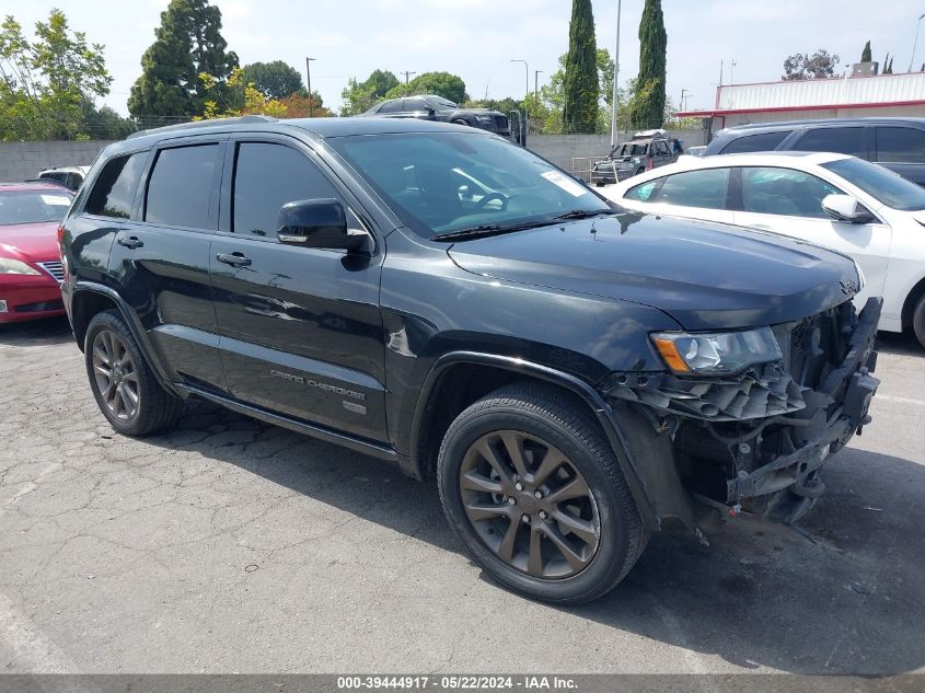 2016 JEEP GRAND CHEROKEE LIMITED 75TH ANNIVERSARY