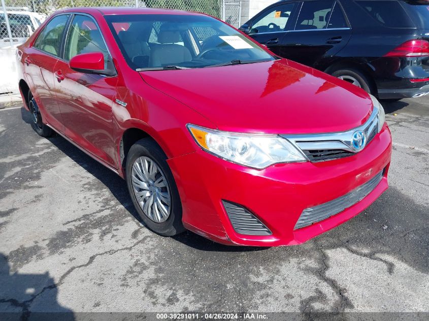 2012 TOYOTA CAMRY HYBRID LE