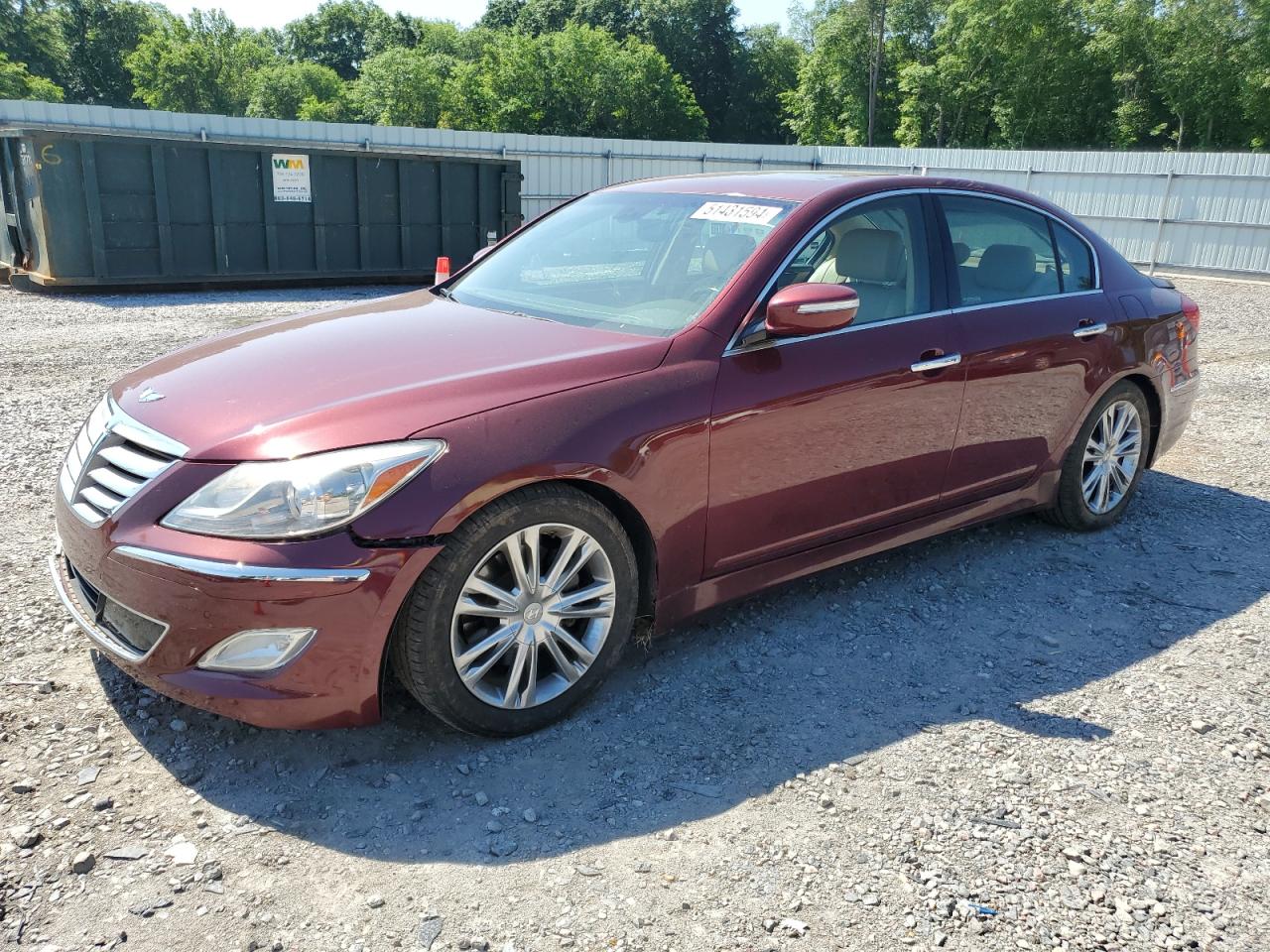 2012 HYUNDAI GENESIS 3.8L