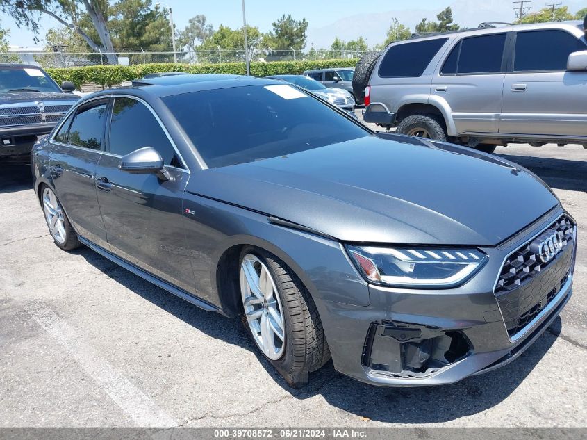 2022 AUDI A4 PREMIUM PLUS 45