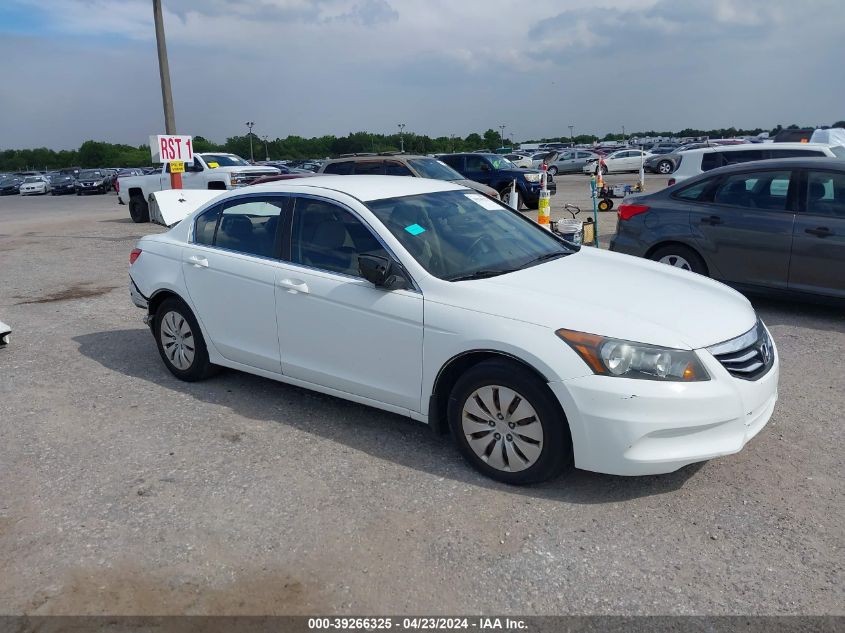 2012 HONDA ACCORD 2.4 LX