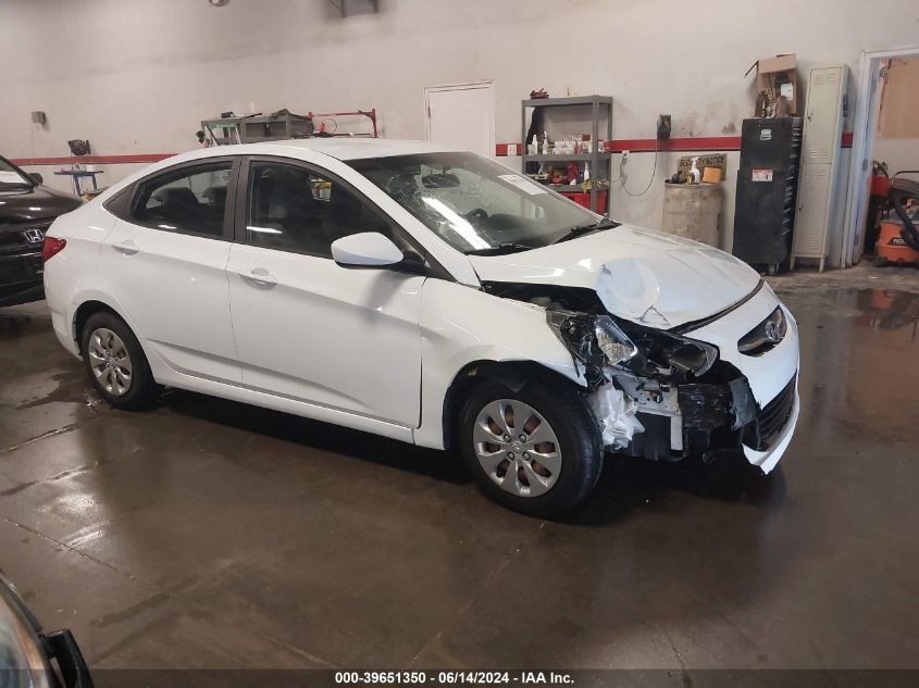 2016 HYUNDAI ACCENT SE