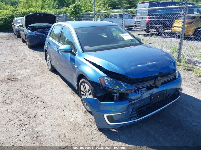 2016 VOLKSWAGEN E-GOLF SEL PREMIUM