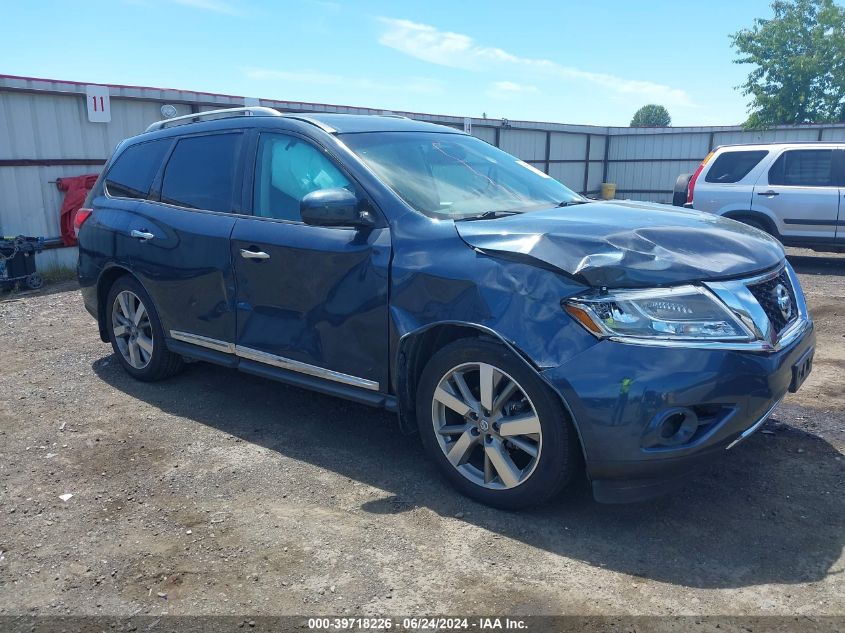 2014 NISSAN PATHFINDER PLATINUM