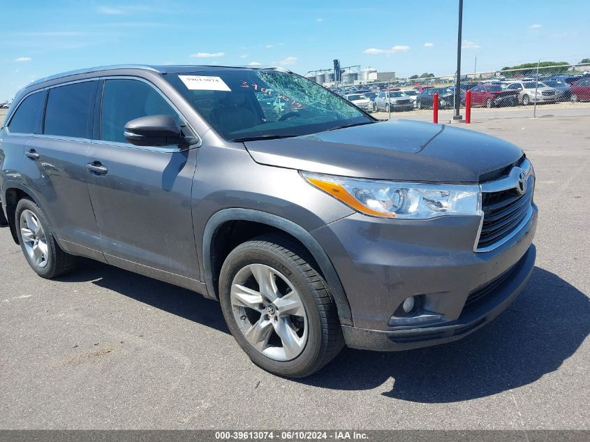 2016 TOYOTA HIGHLANDER LIMITED/LTD PLATINUM