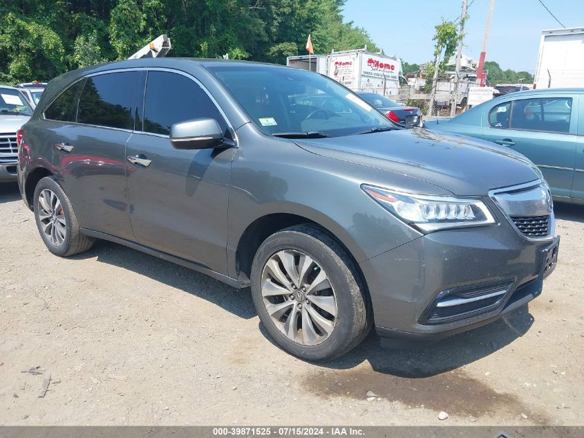 2015 ACURA MDX TECHNOLOGY PACKAGE