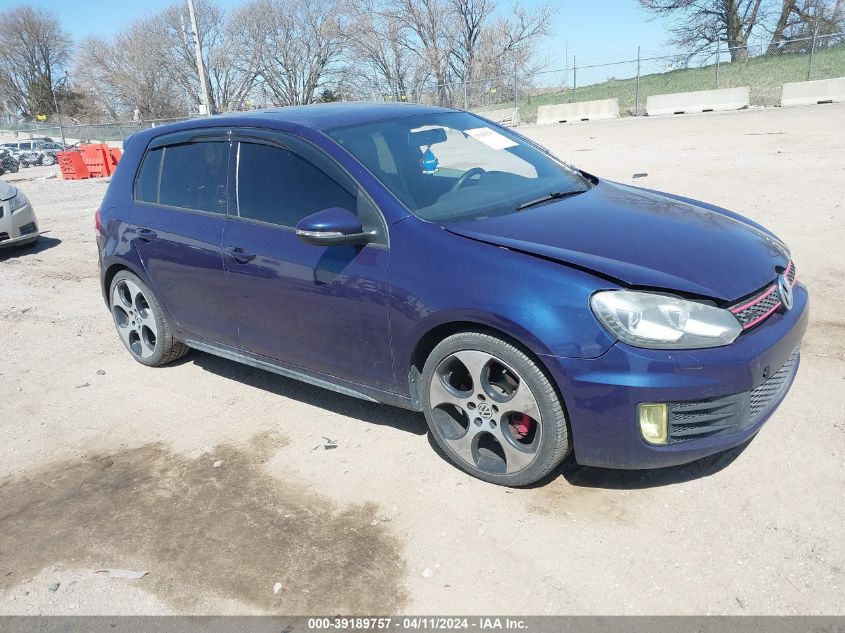 2012 VOLKSWAGEN GTI 4-DOOR AUTOBAHN