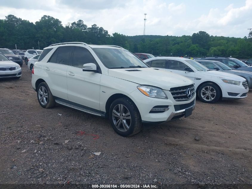 2012 MERCEDES-BENZ ML 350 4MATIC