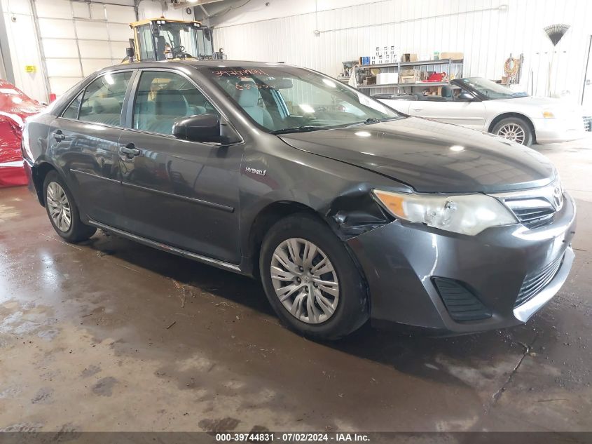 2012 TOYOTA CAMRY HYBRID LE