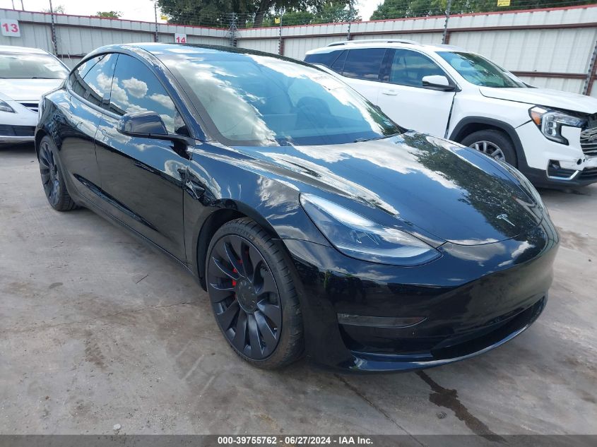 2021 TESLA MODEL 3 PERFORMANCE DUAL MOTOR ALL-WHEEL DRIVE