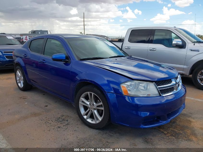 2013 DODGE AVENGER SXT