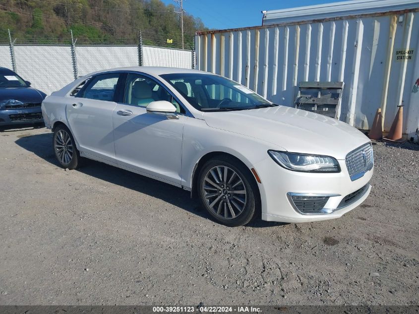 2019 LINCOLN MKZ STANDARD