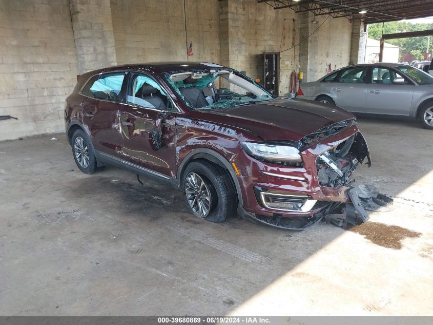 2019 LINCOLN NAUTILUS SELECT