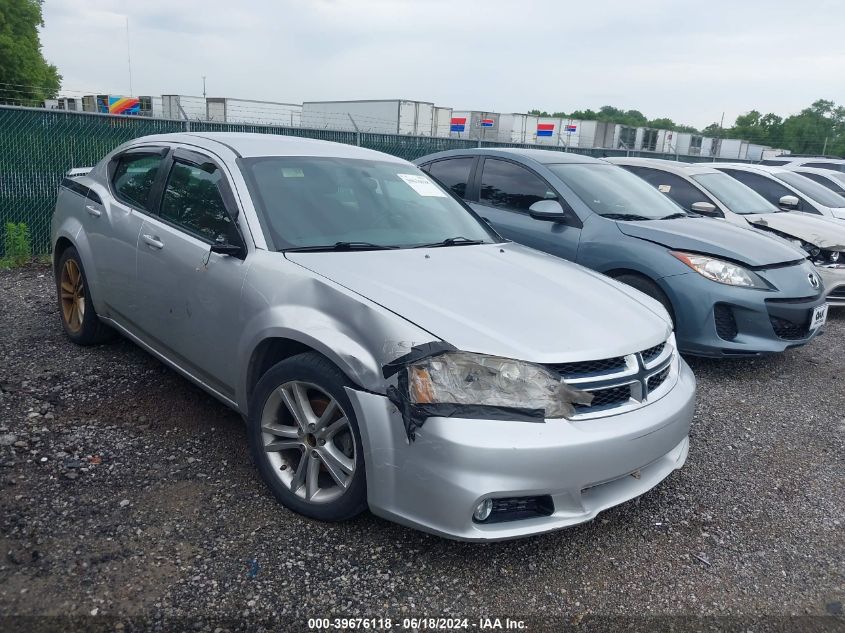 2012 DODGE AVENGER SXT PLUS