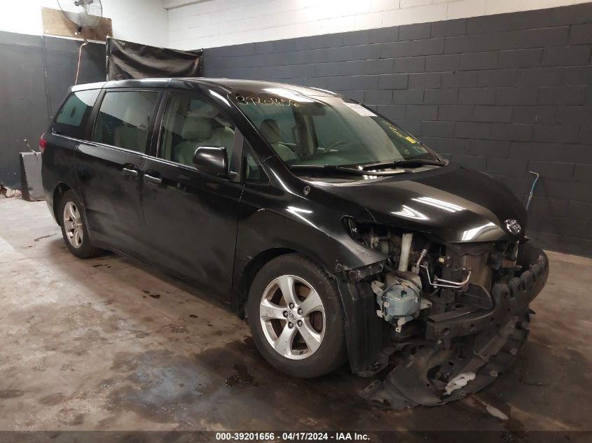 2014 TOYOTA SIENNA L V6 7 PASSENGER