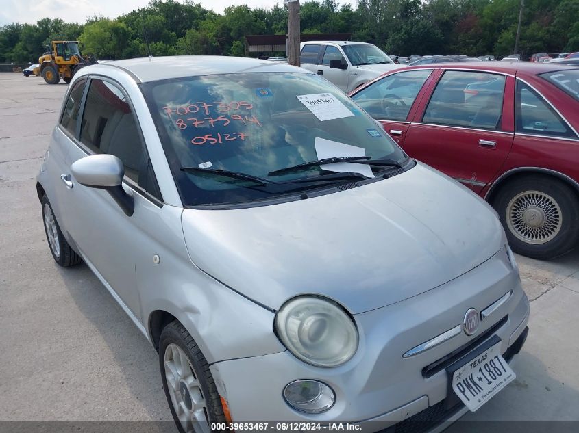 2012 FIAT 500 POP