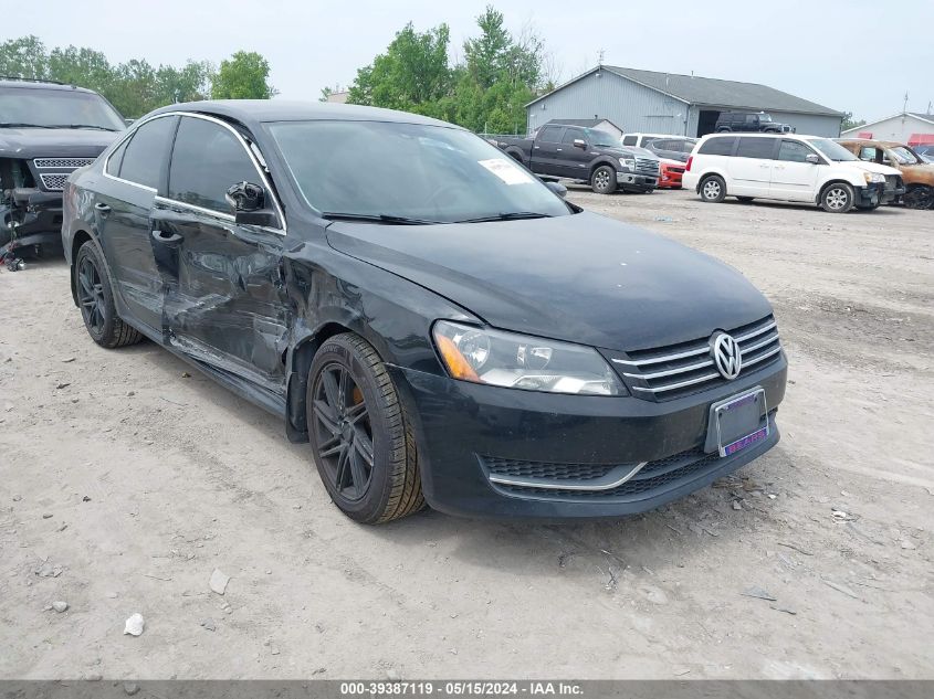 2013 VOLKSWAGEN PASSAT 2.5L SE