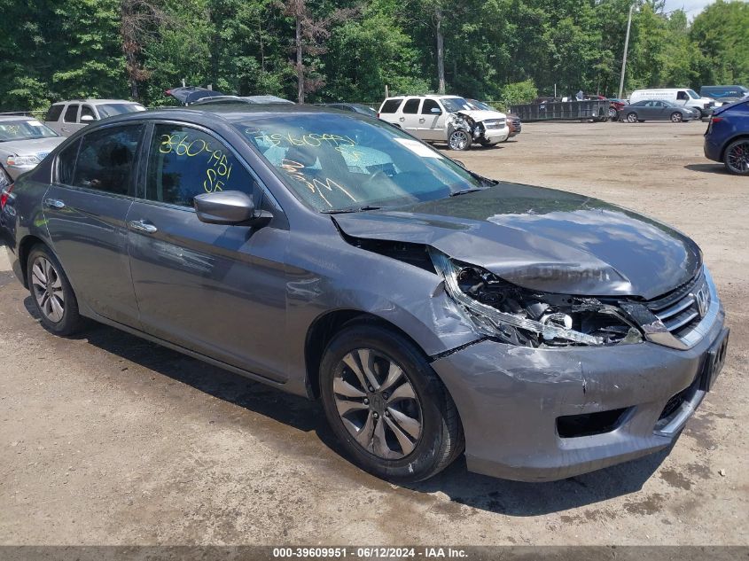 2013 HONDA ACCORD LX