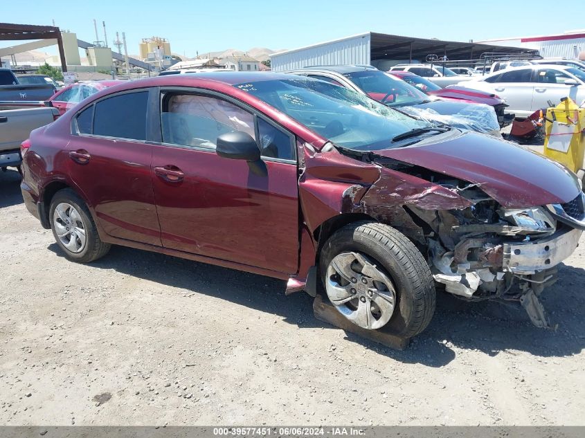 2013 HONDA CIVIC LX