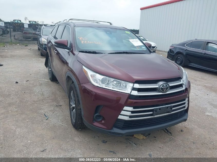 2019 TOYOTA HIGHLANDER LE