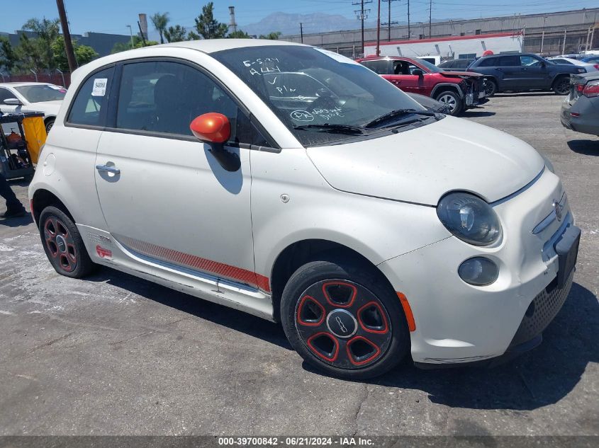 2014 FIAT 500E BATTERY ELECTRIC