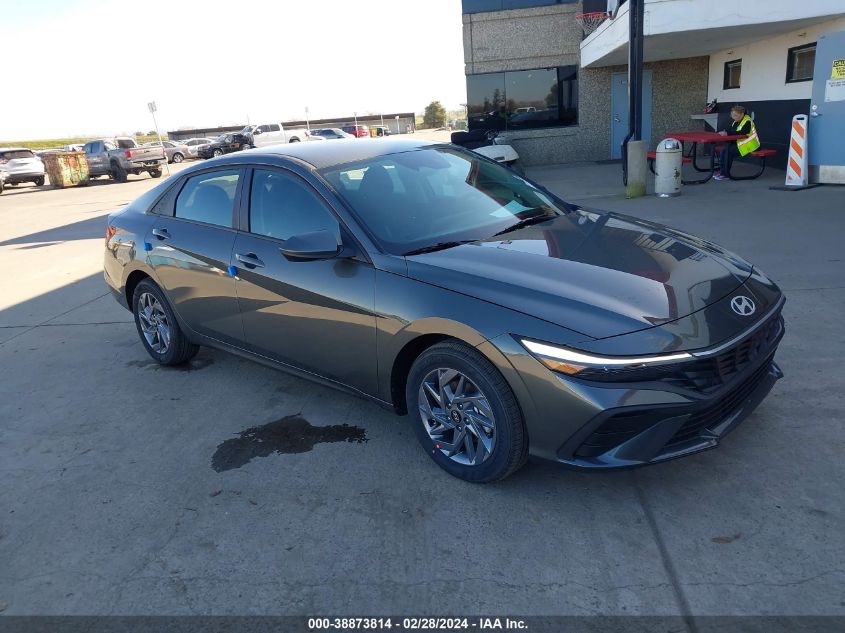 2024 HYUNDAI ELANTRA HYBRID BLUE