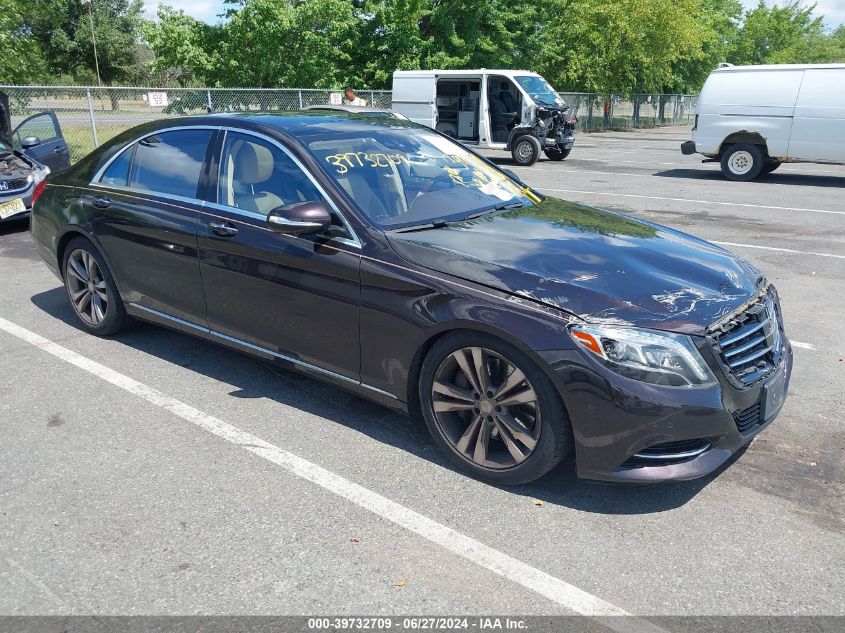 2015 MERCEDES-BENZ S 550 4MATIC