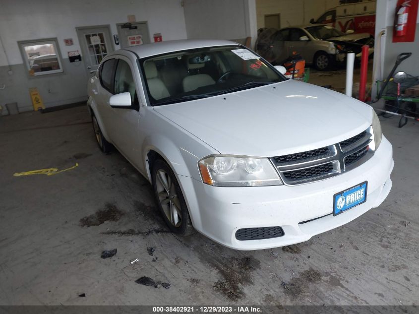 2012 DODGE AVENGER SXT