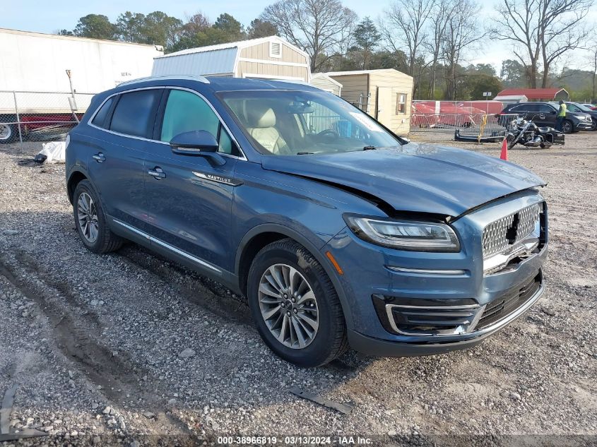 2019 LINCOLN NAUTILUS SELECT