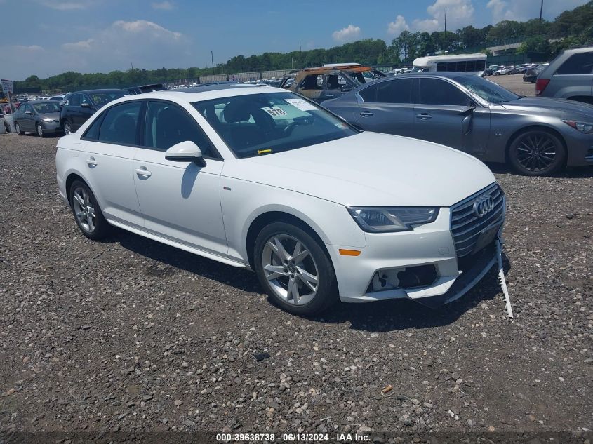 2018 AUDI A4 2.0T PREMIUM/2.0T TECH PREMIUM