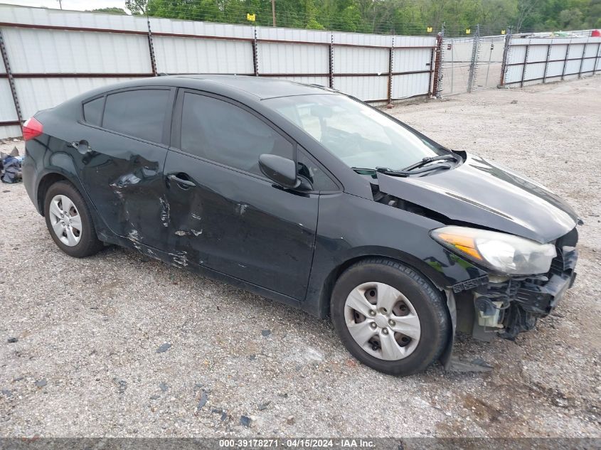 2016 KIA FORTE LX