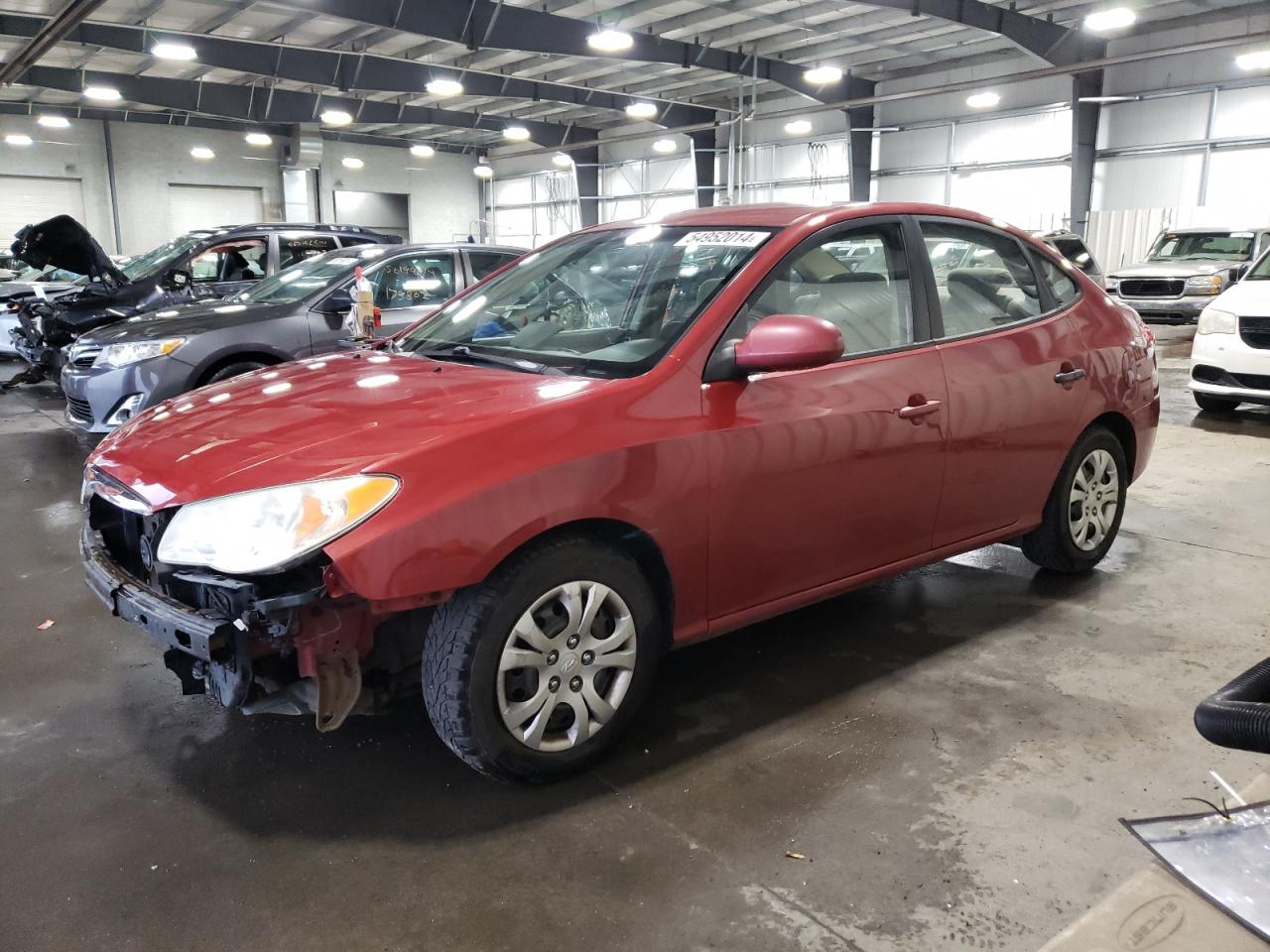 2010 HYUNDAI ELANTRA BLUE