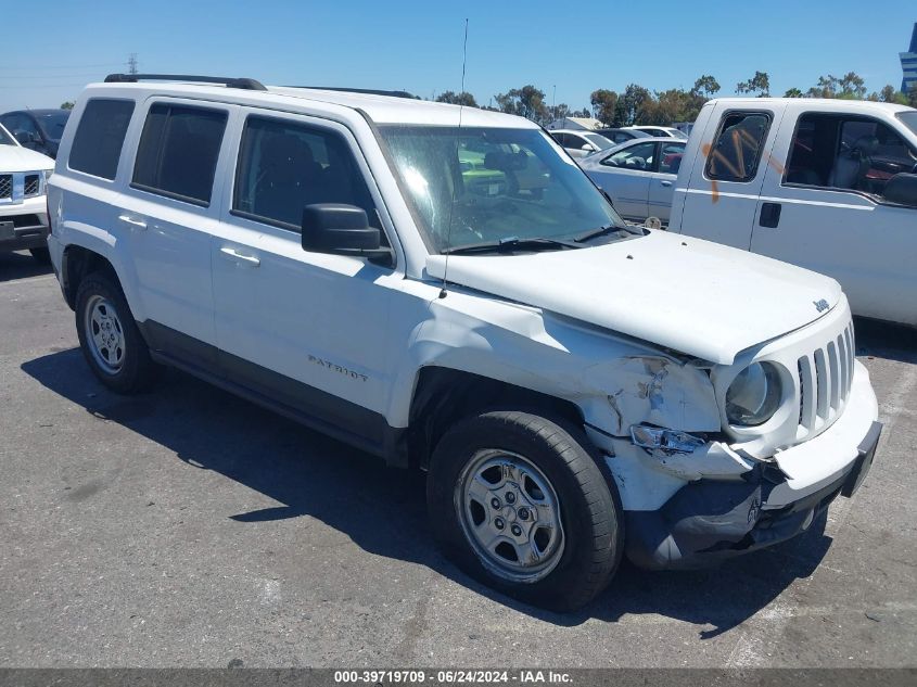 2016 JEEP PATRIOT SPORT