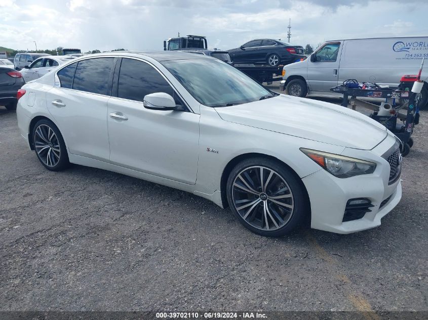 2016 INFINITI Q50 3.0T RED SPORT 400