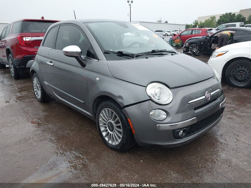 2012 FIAT 500 LOUNGE