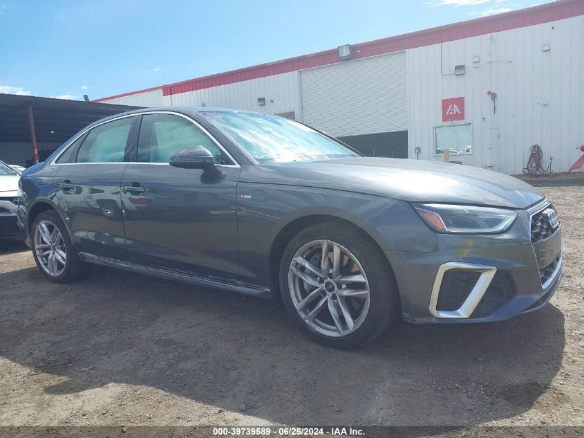 2020 AUDI A4 PREMIUM 45 TFSI QUATTRO S TRONIC