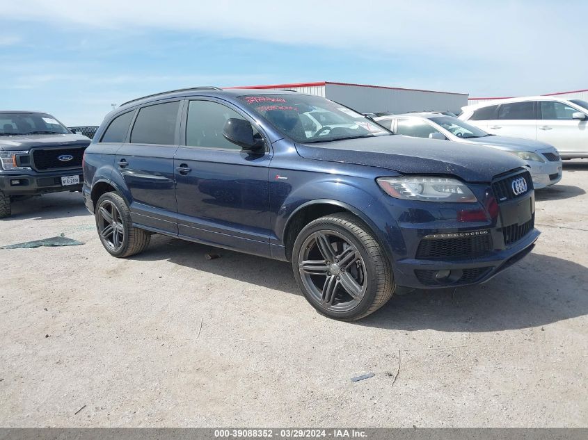 2014 AUDI Q7 3.0T S LINE PRESTIGE