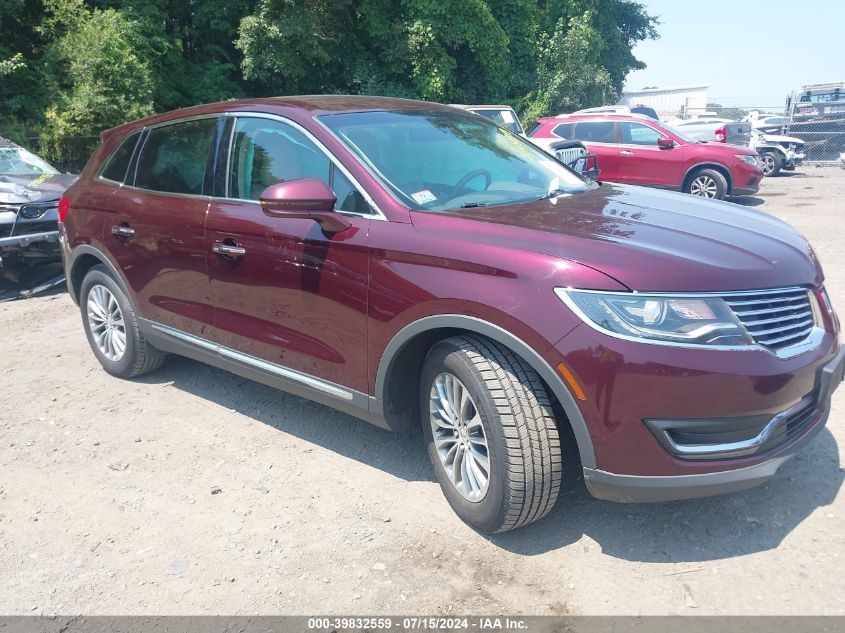 2017 LINCOLN MKX SELECT