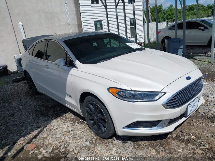 2018 FORD FUSION ENERGI SE LUXURY