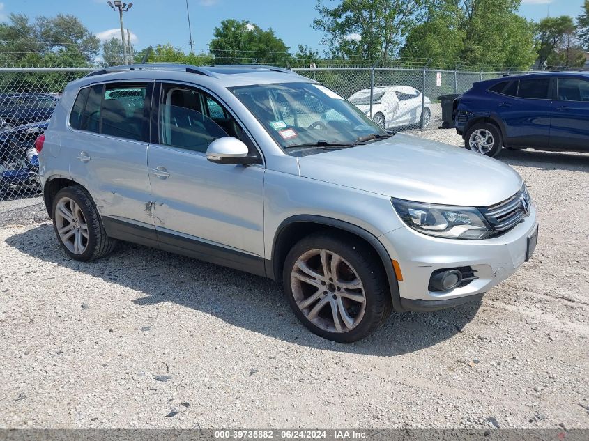 2013 VOLKSWAGEN TIGUAN SEL